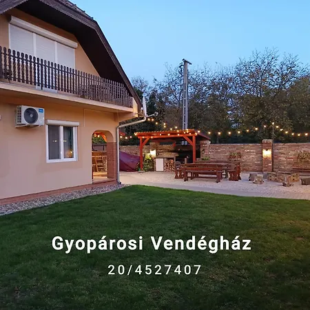 Gyoparosi Vendeghaz Oroshaza